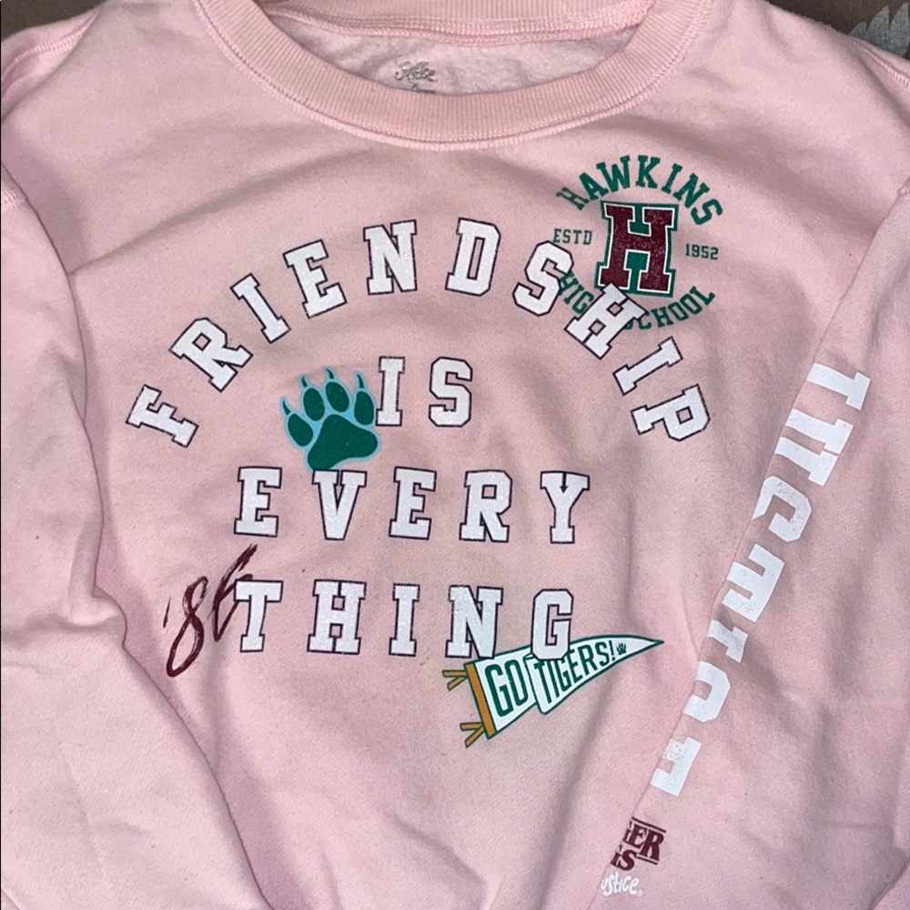 Justice Hawkins High, Stranger Things Sweatshirt